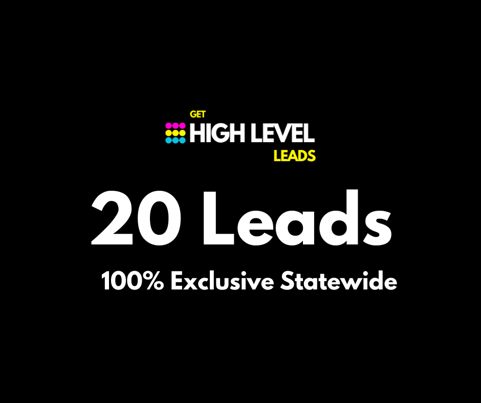 20 Life Insurance Leads